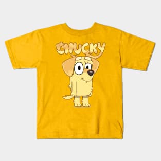 Chucky is a golden labrador Kids T-Shirt